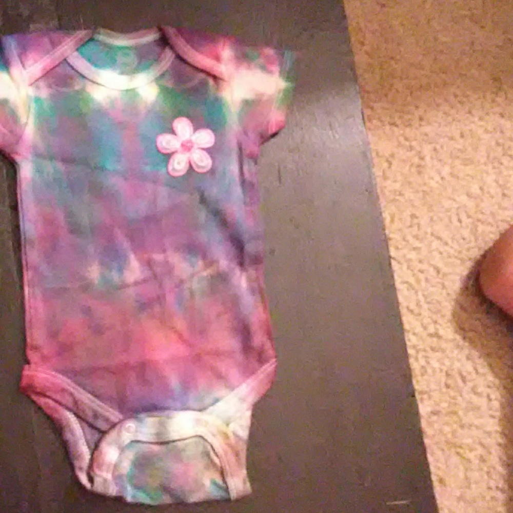 Tie dye onsies
